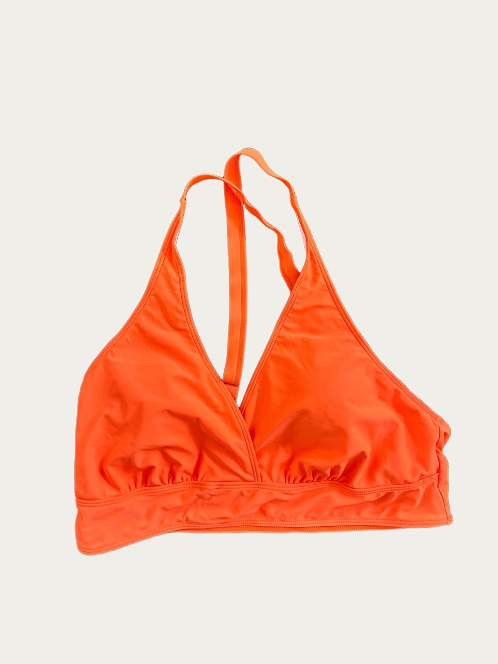 YONIQUE Bright Orange Bralette Swim Top - 20W